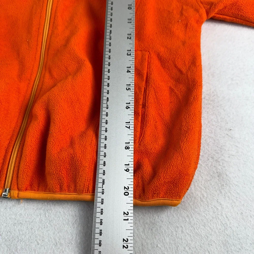 Walt Disney World Kids Orange Fleece Jacket Winnie the Pooh Full Zip Large